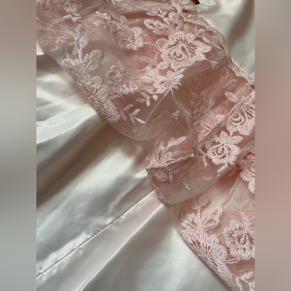 American Princess Size 4 Layered Lacy Dress Pink Easter Pink Graduation NWT - Picture 8 of 14